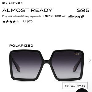 Quay Almost ready polarized sunglasses. Hardly worn